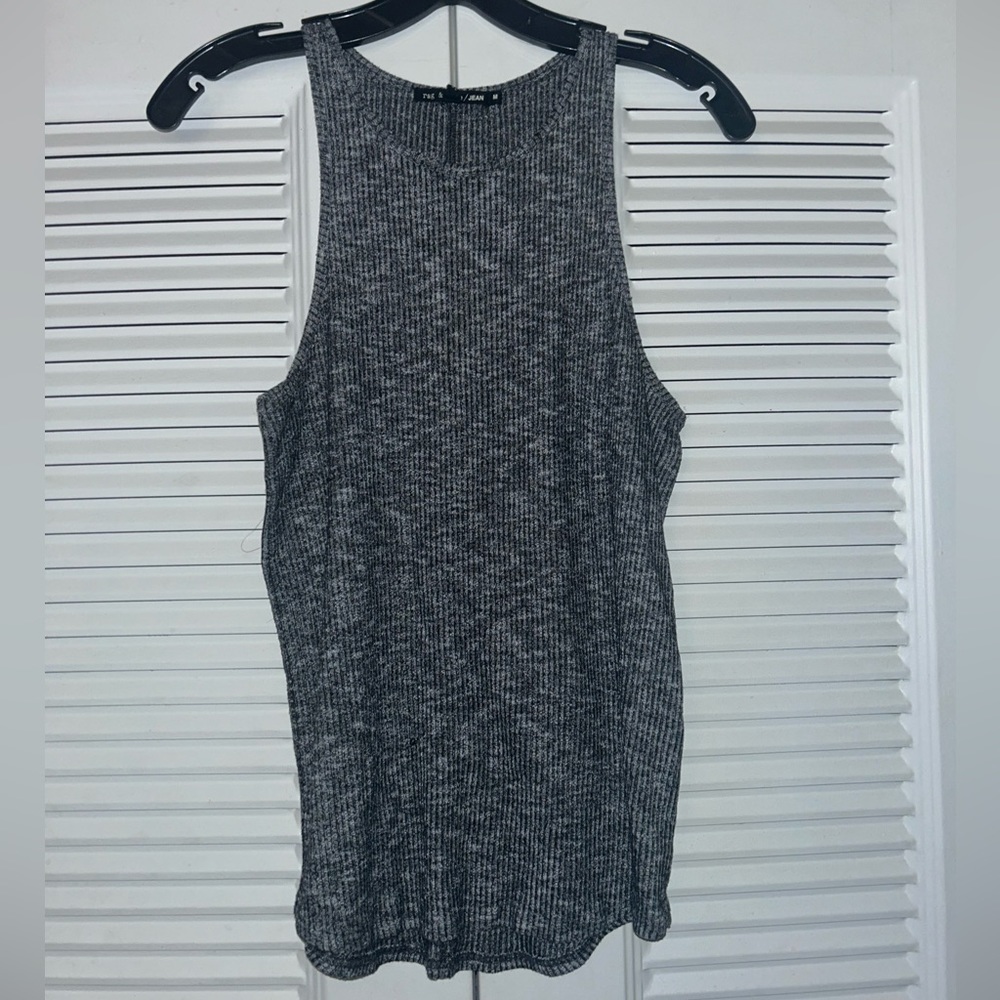 🩶EUC Rag & Bone Heather Gray Ribbed Racerback Tank Top🩶
